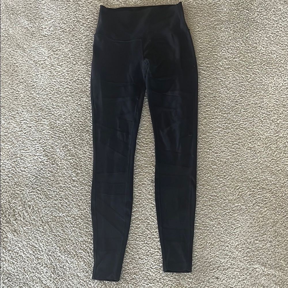 Black Lululemon Leggings with mesh